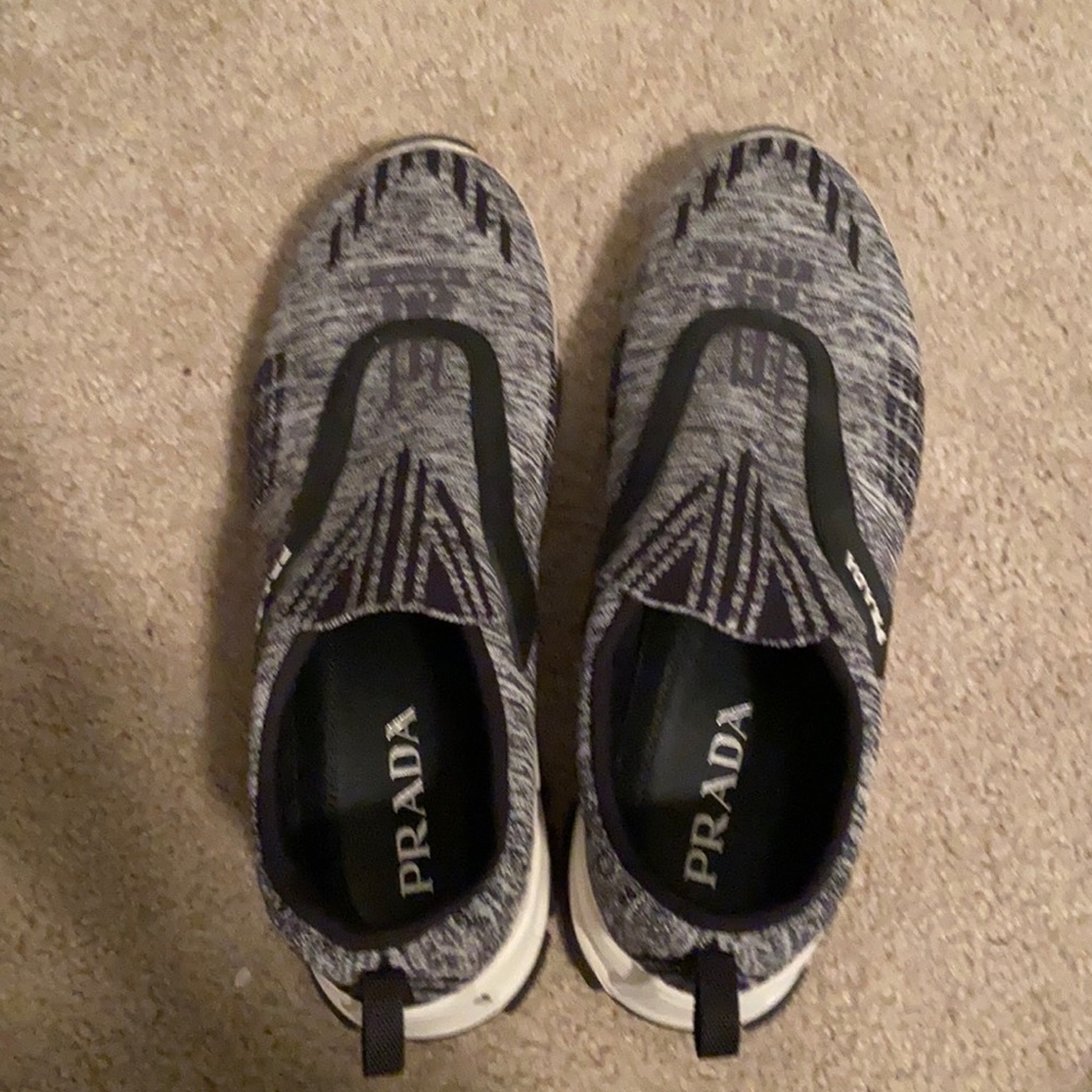 Prada men’s slip on sneakers